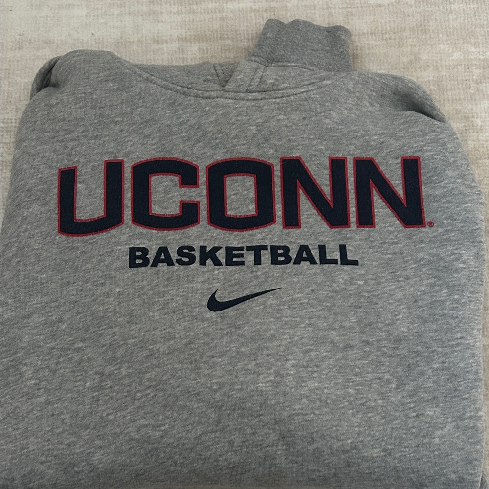 Nike Gray UConn Basketball Sweatshirt